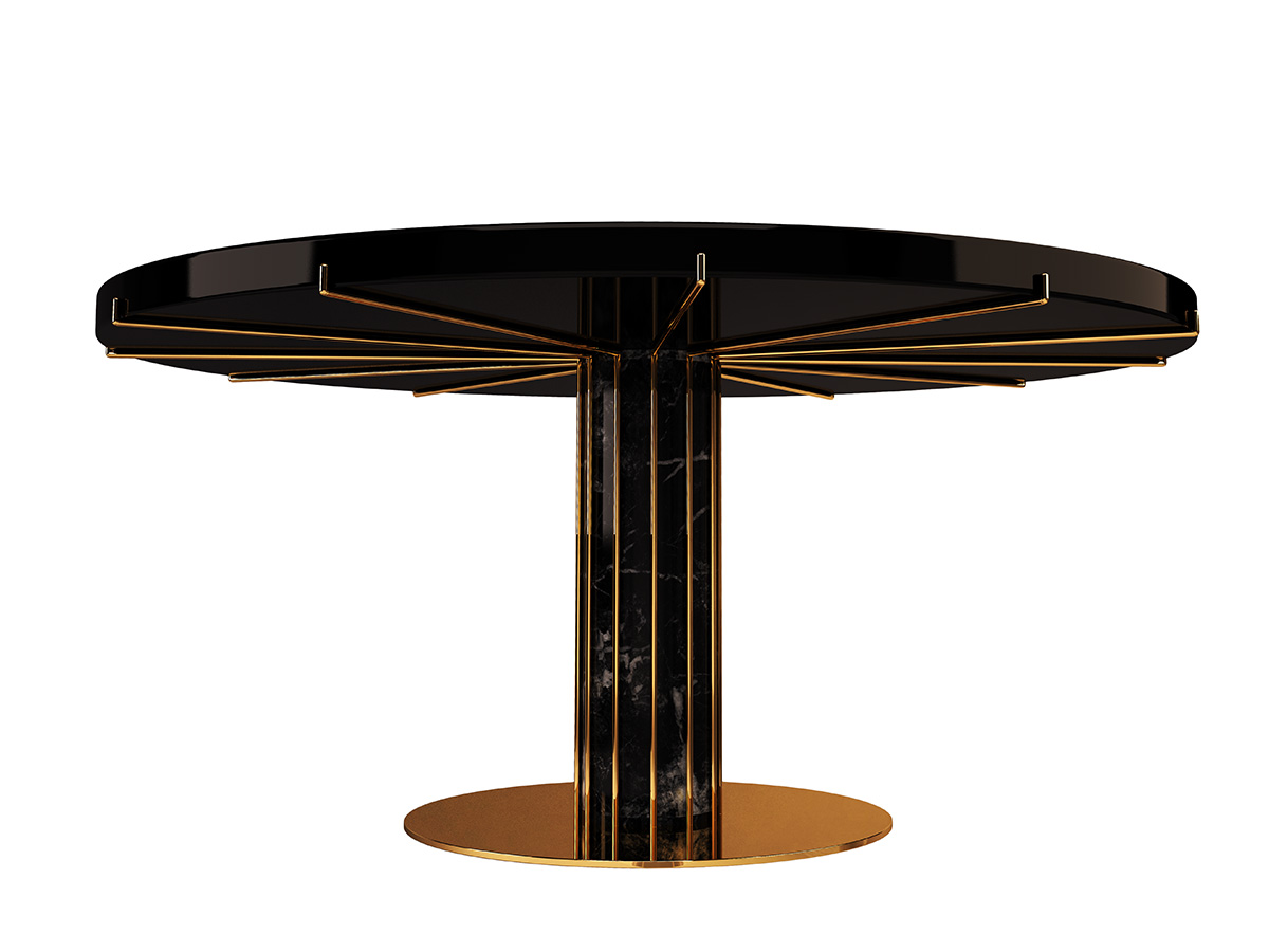 dandelion-luxury-contemporary-dining-table-clear-glass-polished-brass-marble-byswans-3